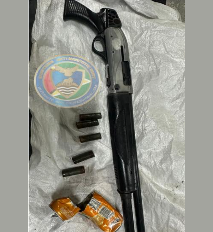 CANU discovers firearm during operation in East Ruimveldt