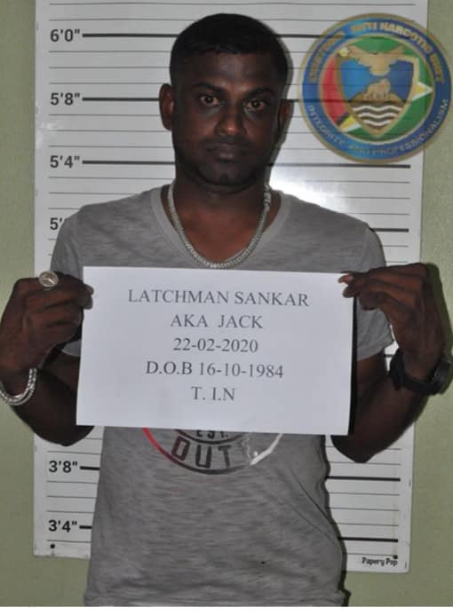 CONVICTION - Latchman Sankar was found guilty of trafficking 27.866kg of cocaine in Leonora Magistrate's Court on May 21, 2024, and sentenced to three years and eight months imprisonment, along with a fine of GY $41,799,000.