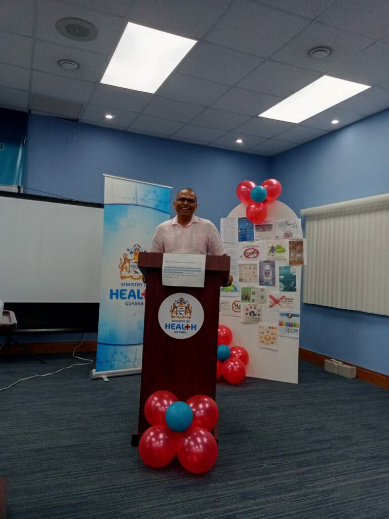 The Minister of Health, Hon. Dr. Frank Anthony